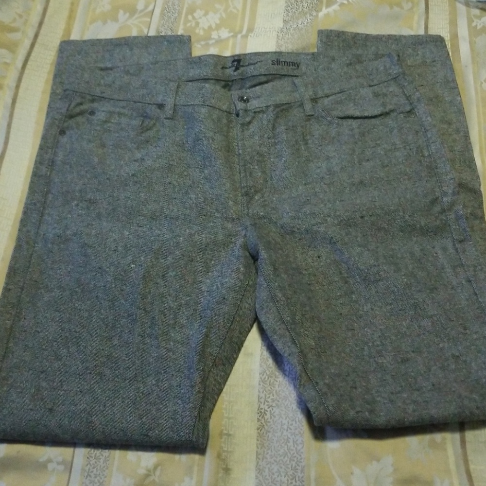 7 For All Mankind Slimmy Gray Men's Pants